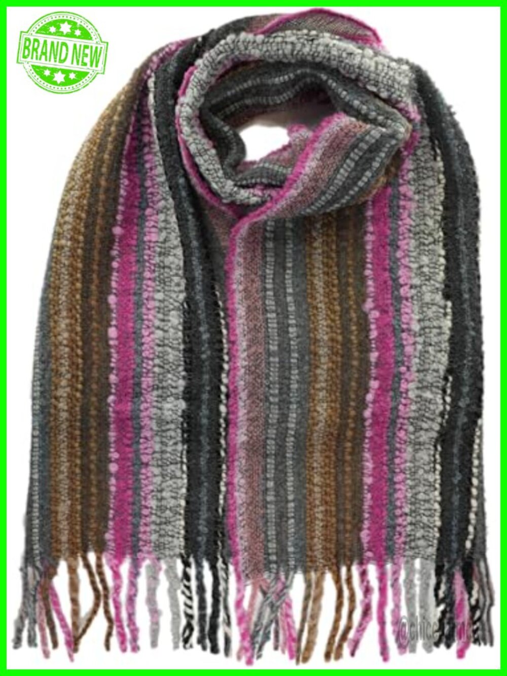 100% Baby Alpaca Scarf Handmade in Peru Extremely Soft Warm Hypoallergenic